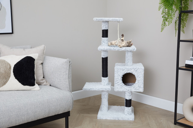 lifa living Maak kennis met de Zebra Krabpaal van Lifa Living Ben je het zat dat je meubels de dupe worden van het krabinstinct van je kat? Kijk dan niet verder dan de prachtige Zebra Krabpaal een meesterwerk dat is ontworpen om