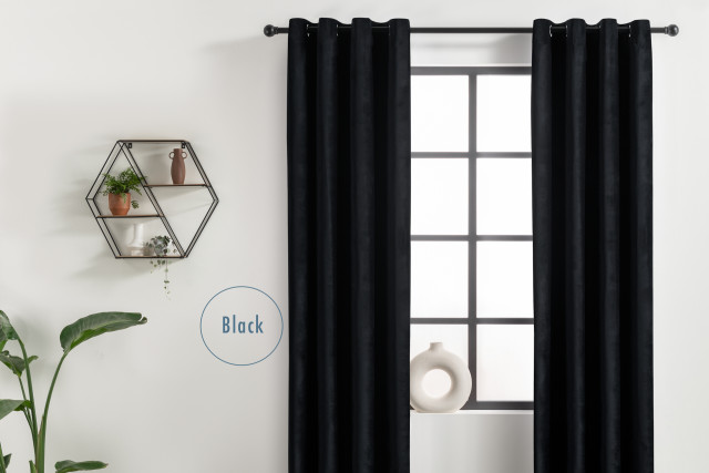 lifa living Velvet Gordijn 1 stuks - Lifa Living Helemaal van nu velvet gordijnen Let op: bekijk de foto's van de losse stukken stof voor een realistische weergave van de kleur