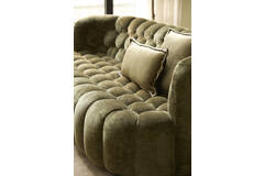 Light & Living Bank 200x100x78 Cm AMARA Velvet Olijf Groen