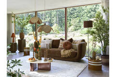 Light & Living Bank 236x105x80 Cm BRAILA Velvet Bruin