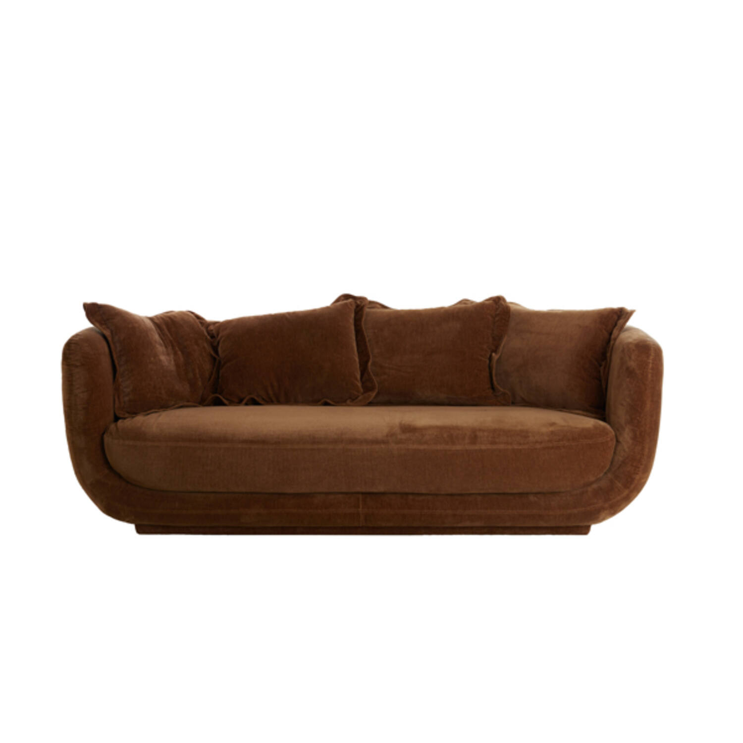 light & living Bank 236x105x80 cm BRAILA velvet bruin