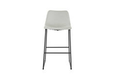 Light & Living Barkruk 47x46x99 Cm JEDDO Bouclé Crème-zwart