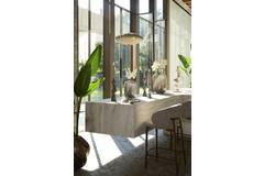 Light & Living Barkruk 57x55x94 Cm ALUKO Licht Bruin+bruin