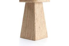 Light & Living Bijzettafel 40x40x49 Cm KEPAMI Travertin Zand