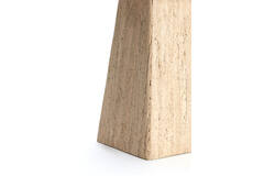 Light & Living Bijzettafel 40x40x49 Cm KEPAMI Travertin Zand