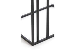 Light & Living Bijzettafel 41x31x66 Cm ROSHAN Bruin Marmer+zwart