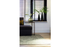 Light & Living Bijzettafel 45x30x62 Cm CHISA Mango Hout Zwart-ant Brons