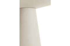 Light & Living Bijzettafel 45x45x59 Cm ABALA Mat Crème