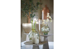 Light & Living Bijzettafel 45x45x59 Cm ABALA Mat Crème