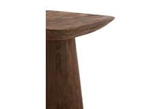 Light & Living Bijzettafel 45x45x59 Cm DEGO Mat Donker Bruin