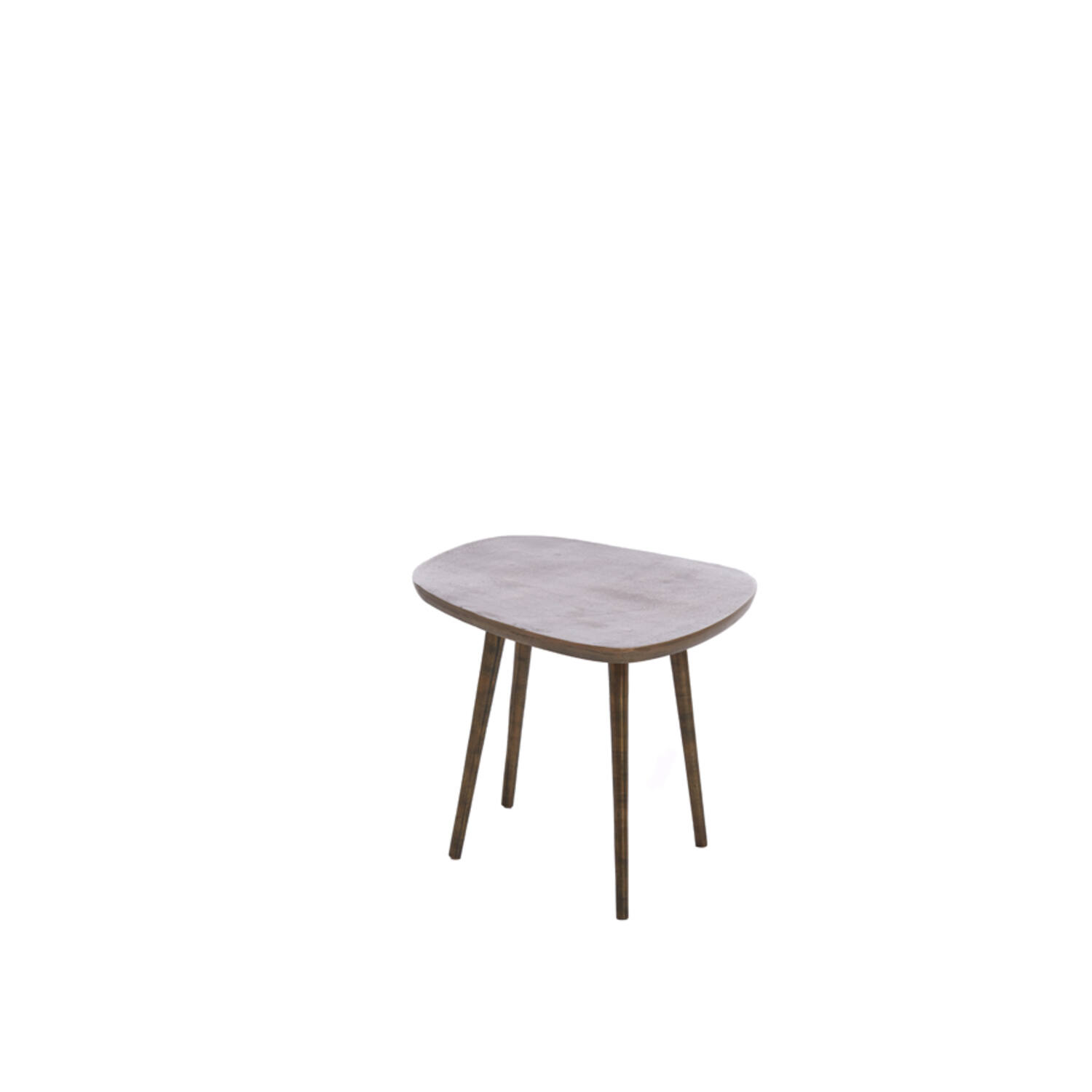 light & living Bijzettafel 48x32x37 cm PUNO antiek brons