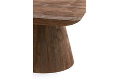 Light & Living Bijzettafel 60x60x41 Cm DEGO Mat Donker Bruin