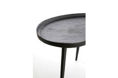 Light & Living Bijzettafel 80x60x36 Cm LIENZ Mat Zwart