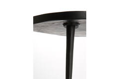 Light & Living Bijzettafel 80x60x36 Cm LIENZ Mat Zwart