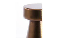 Light & Living Bijzettafel Ø29x47 Cm DAKWA Glanzend Bruin Brons
