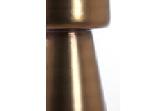 Light & Living Bijzettafel Ø29x47 Cm DAKWA Glanzend Bruin Brons