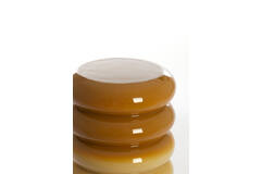 light & living Bijzettafel Ø30x39 cm MIROGI glanzend okergeel