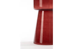 Light & Living Bijzettafel Ø30x50 Cm DAKWA Glas Bordeaux