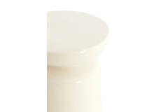 light & living Bijzettafel Ø33 5x45 cm KOTOR keramiek crème