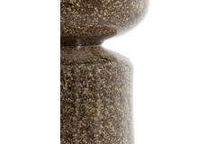 Light & Living Bijzettafel Ø33 5x45 Cm KOTOR Keramiek Donker Bruin