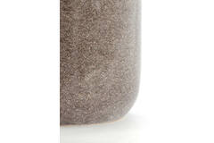 Light & Living Bijzettafel Ø34x46 5 Cm FRANCA Keramiek Donker Bruin