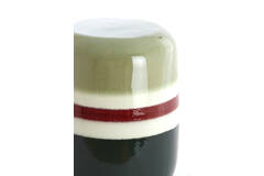 Light & Living Bijzettafel Ø34x46 5 Cm FRANCA Keramiek Groen-aubergine