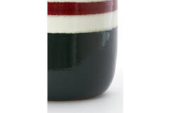 Light & Living Bijzettafel Ø34x46 5 Cm FRANCA Keramiek Groen-aubergine