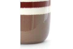 Light & Living Bijzettafel Ø34x46 5 Cm FRANCA Keramiek Perzik-terra