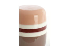 light & living Bijzettafel Ø34x46 5 cm FRANCA keramiek perzik-terra