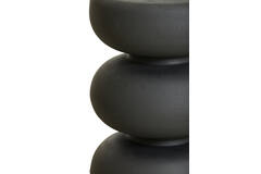 Light & Living Bijzettafel Ø35x46 Cm KOBODO Mat Zwart