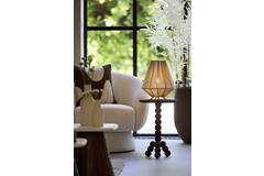 Light & Living Bijzettafel Ø35x54 Cm VEGLIO Hout Mat Donker Bruin