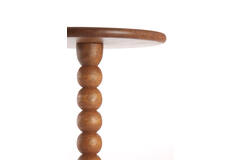 Light & Living Bijzettafel Ø35x54 Cm VEGLIO Hout Olie Bruin