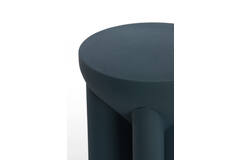 Light & Living Bijzettafel Ø36x42 Cm MIKADO Mat Donker Blauw