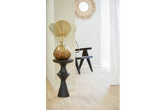 Light & Living Bijzettafel Ø37 5x65 Cm LOBOC Mat Zwart