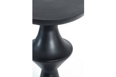 light & living Bijzettafel Ø37 5x75 cm LOBOC mat zwart