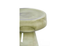 Light & Living Bijzettafel Ø37x44 Cm DAKWA Glas Grijs Groen