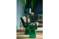 light & living Bijzettafel Ø37x44 cm DAKWA glas groen