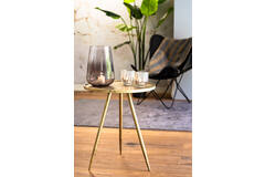 Light & Living Bijzettafel Ø39 5x50 5 Cm ENVIRA Antiek Goud