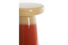 light & living Bijzettafel Ø40 5x51 cm SAKIZ crème+donker oranje