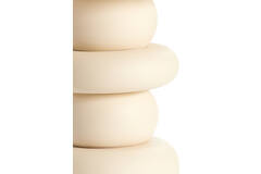 Light & Living Bijzettafel Ø40x45 Cm AZALAS Hout Crème