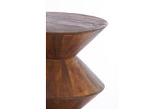 Light & Living Bijzettafel Ø40x50 Cm LARUS Mango Hout Bruin