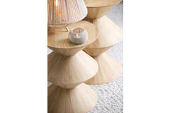 Light & Living Bijzettafel Ø40x50 Cm LARUS Mango Hout Naturel