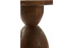 Light & Living Bijzettafel Ø40x50 Cm TORIR Mango Hout Bruin