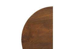 Light & Living Bijzettafel Ø40x50 Cm TORIR Mango Hout Bruin