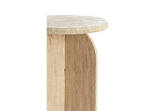 Light & Living Bijzettafel Ø41x56 Cm OTINIA Travertin Zand