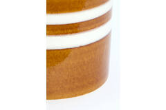 Light & Living Bijzettafel Ø42x34 Cm MOOCA Keramiek Cognac-wit