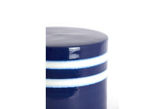 Light & Living Bijzettafel Ø42x34 Cm MOOCA Keramiek Donker Blauw-wit