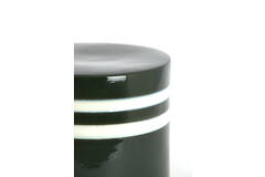 Light & Living Bijzettafel Ø42x34 Cm MOOCA Keramiek Donker Groen-wit