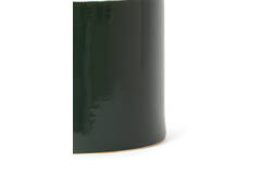 Light & Living Bijzettafel Ø42x34 Cm MOOCA Keramiek Donker Groen-wit