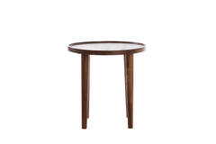 Light & Living Bijzettafel Ø45x45 Cm QIANO Acacia Hout Bruin